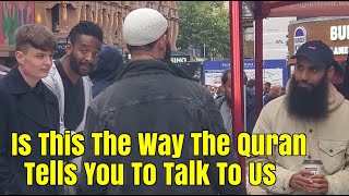 Leicester Square The Dawah Table Says Ask Them About Islam We Get Only Threats  ft Thomas amp David [upl. by Brenda]