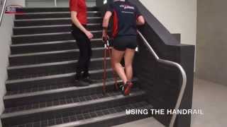 Using Crutches on Stairs [upl. by Priestley]