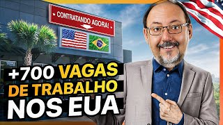 EMPRESAS ABREM 700 VAGAS PRA TRABALHAR NOS EUA [upl. by Inoue]