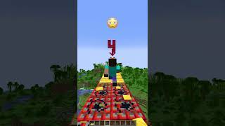 Counting TNT Road vs Emoji Enemy Explosion shorts meme minecraft [upl. by Ossy202]