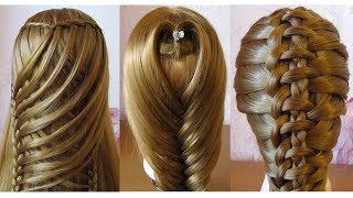 TUTO coiffures cheveux longs ✿ Coiffures pour tous les jours ✿ facile à faire [upl. by Sirromal693]