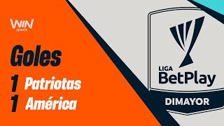 Patriotas vs América goles  Liga BetPlay Dimayor 2024 2  Fecha 4 [upl. by Nostaw935]