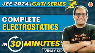 Quick Revision of Electrostatics🔥 Class 12🔥 ONE SHOT  JEE 2024  JEE Physics  Vinay Shur Sir [upl. by Assiral]