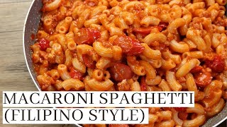 The Best Macaroni Spaghetti  Filipino Style [upl. by Ayiram]