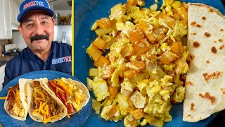 The Best Selling Taco Recipe amp How to Cook Papas con Huevos Mexican Potato amp Eggs [upl. by Cerf93]