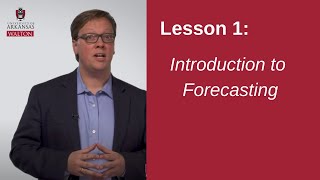 Introduction to Forecasting  SCMT 3623 [upl. by Llehsam]