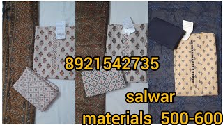 Diwali Offer SaleSalwar materials  500 600Dailywear [upl. by Eemiaj]