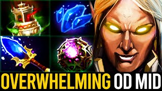 OVERWHELMING OD MID BEAUTIFUL INVOKER GAMEPLAY  Dota 2 Invoker [upl. by Hapte]