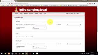 Lab 8 IP Fire Firewall Rules [upl. by Pasquale]