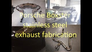 Porsche boxster 986 custom exhaust fabrication and sound [upl. by Sukhum]