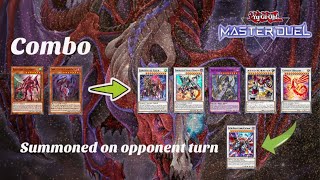 Kashtira Tomahawk combo Full Negate amp Calamity Lock Yugioh Master Duel [upl. by Werdma100]