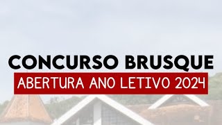 CONCURSO BRUSQUE 2024 EDITAL E DICAS DE ESTUDO [upl. by Lepley]