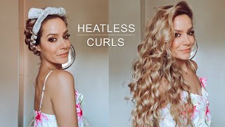 Heatless Curls Tutorial  Shonagh Scott [upl. by Nalahs]