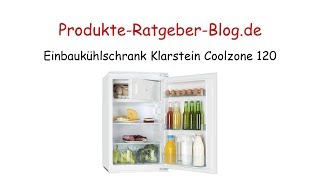 Test Einbaukühlschrank Klarstein Coolzone 120 [upl. by Yznyl]