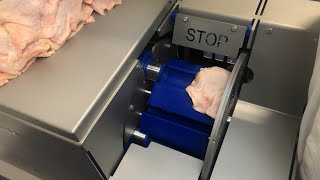 STEEN ST828  Chicken thigh deboning machine [upl. by Perlman81]