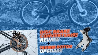 Disc Brake Converter 20 Review  180mm Rotor Upgrade [upl. by Kcirtap551]