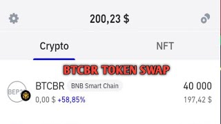 How To Swap BTCBR Token Selling  BTCBR Swap Trustwallet  BTCBR Airdrop Real dock [upl. by Naujtna]