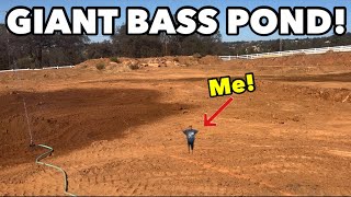 Giant DIY Bass Pond Fail [upl. by Dougy]