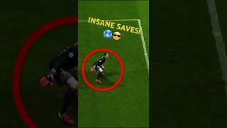 Insane Saves from Goalkeepers🥶😎 shorts football [upl. by Alokin844]