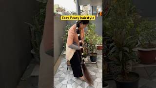 Easy peasy hairstyle youtubeshorts trending hairstyle pahadirapunzel viralvideo [upl. by Elolcin367]