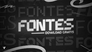 PACK DE FONTES 2024  DOWNLOAD GRÁTIS  VISIGNER [upl. by Ateekal109]