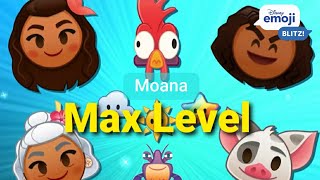 Disney Emoji Blitz Max Level  Moana [upl. by Martineau506]