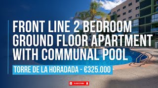 €325000  3 BEDROOM FRONT LINE APARTMENT WITH POOL  TORRE DE LA HORADADA [upl. by Casimir]