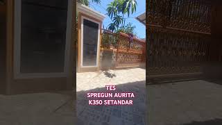 Tes spregun aurita k350 setandar [upl. by Adnilasor113]