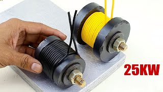 25KW Power Transformer Electricity 220V Light Copper Pipe Self running Generator [upl. by Annav]