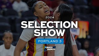 Womens 2024 NCAA tournament bracket  Portland 3 [upl. by Treva]