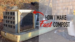 How I make quotFASTquot compost [upl. by Yentnuoc]