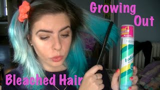 Growing Out Bleached Hair Tips and Tricks [upl. by Anileme]