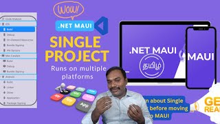 📱MAUI APP ProjectUnderstanding Folder Structure in Visual Studio 2022 Mac and Windows  MAUI Tamil [upl. by Ahsemac]