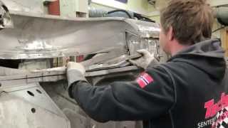 Mig brazing a Jaguar xjs body [upl. by Malan]