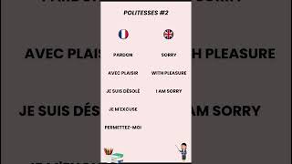 5 Expressions Essentielles de Politesse en Anglais2 vocabulaireanglais apprendrelanglais shorts [upl. by Remy]