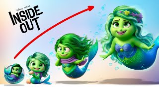 Inside out 2 Mermaid Growing up compilation  Cartoon Wow [upl. by Airpac608]