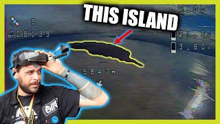 🌴I tried flying my drone to this island  New Long range record [upl. by Aramoj669]