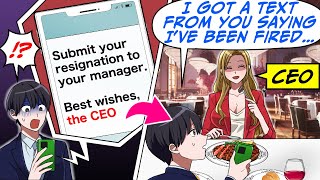 I Got a Shocking Firing Notice from the CEO But I’m Actually Having Dinner with…RomCom Manga Dub [upl. by Philly]