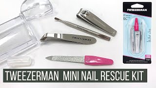 Tweezerman Nail RescueTravel Kit Review [upl. by Wilone]