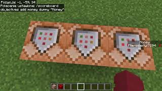 Minecraft scoreboard money 1 [upl. by Hoagland]