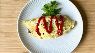 Meat Omelette  Yukos Kitchen  Japanese Cooking 101 [upl. by Mireille]