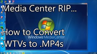 How to convert wtv Media Center Files to mp4 [upl. by Amliv]