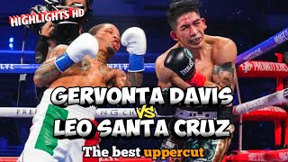 Pertandingan Sengit  Gervonta Davis VS Leo Santa Cruz Highlights HD [upl. by Nedia]