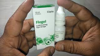 Flogel Lubricating Eye Drops review Effective Treatment of Dryness of Eyes [upl. by Muslim]