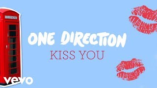 One Direction  Kiss You Lyric Video [upl. by Atinel40]