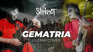 Slipknot  Gematria The Killing Name Guitar Cover w Backing Track  All Guitar Parts [upl. by Darnok]