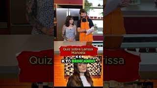 Quiz Larissa Manoela com Martina Oliveira part2 [upl. by Enahpad]