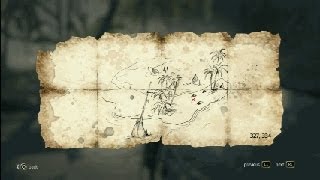 Assassin´s Creed 4  Treasure Map  327 334 Cayman Sound [upl. by Norraj]