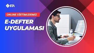 ETA Bilgisayar EDefter Uygulaması [upl. by Nireil]