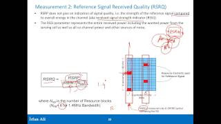 LTE Radio Primer Part 7 DL Cell Reference Signals RSRP amp RSRQ [upl. by Brownson248]